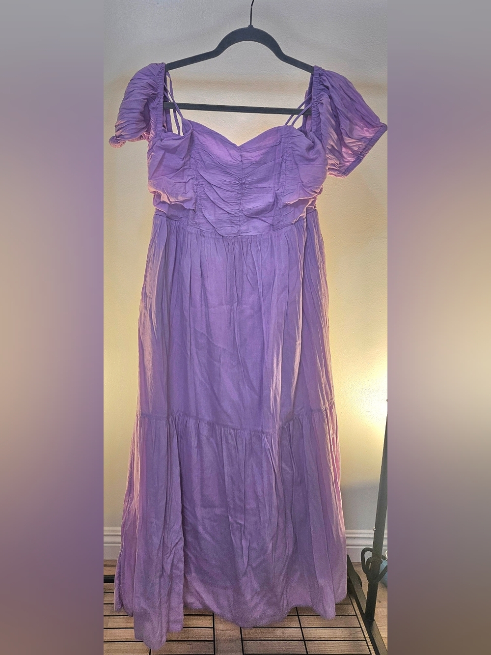 Universal Thread Smocked Maxi Dress Women's Purple Medium